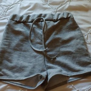 boohoo soft loop back lounge shorts